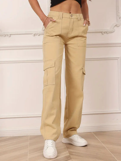 High-Waist Utility Cargo Pants – Tiny Pockets Didn't Make the Cut