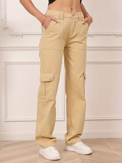 High-Waist Utility Cargo Pants – Tiny Pockets Didn't Make the Cut